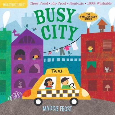 Pre-Owned Indestructibles: Busy City: Chew Proof - Rip Proof - Nontoxic - 100% Washable (Book for Babies, Newborn Books, Safe to Chew) (Paperback) 1523504684 9781523504688