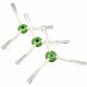 thumbnail image 1 of Accesorios de repuesto para aspiradora, cepillos de barrido de bordes con cerdas de nailon duraderas, fácil instalación para mantenimiento regular, 1 of 1