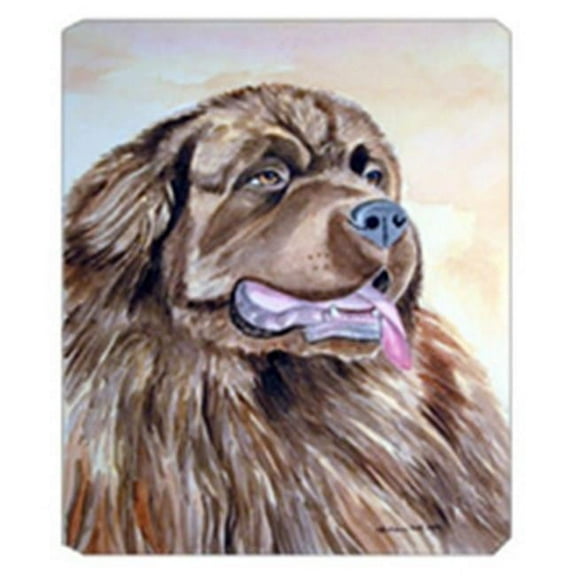 Carolines Treasures Chocolate Brown Newfie Newfoundland Mouse Pad - 8 x 9.5 in.
