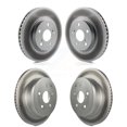 thumbnail image 1 of Genius Front Rear Coated Disc Brake Rotors Kit for Car 2010-2013 Lexus IS250 C Vehicles Built Canadian Market KG-101039, 1 of 9
