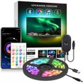 thumbnail image 2 of 【2021 actualizado】Nexillumi LED Strip Lights TV LED BackLight RGB LED Strip USB Alimentado para TV de 24 pulgadas y 60 pulgadas, espejo, PC, sincronización de control de aplicaciones con música, ilumi, 2 of 2