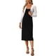 thumbnail image 2 of SUÉTERES DE MUJER INSPIRE CHIC de Terciopelo de Punto con Frente Abierto y Mangas Largas, Cárdigan Corto M Blanco, 2 of 6