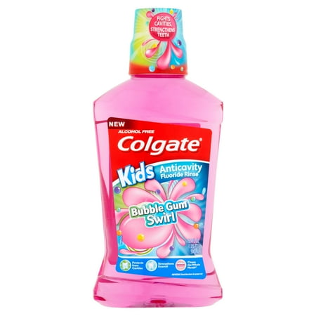 Colgate Kids Anticavity Fluoride Rinse Bubble Gum Swirl
