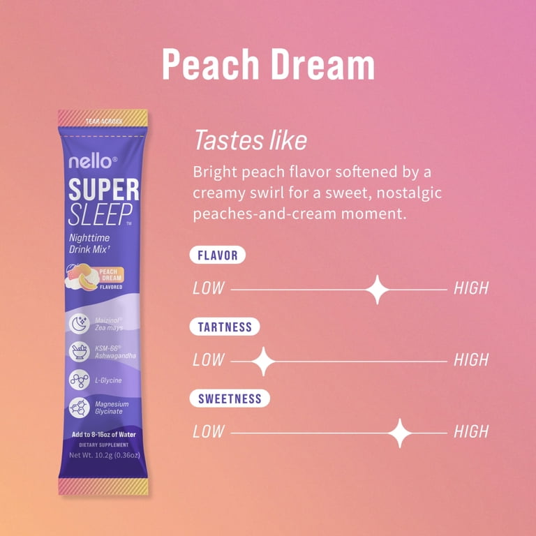 Nello Supersleep Peach Dream Sleep Mix, 10 Packets photo 2