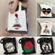 thumbnail image 2 of My Chemical Romance Mcr Dead Hell Heaven Flower i'm not okay Bolsos de lona para mujer, bolsos de hombro estilo Harajuku, 2 of 5