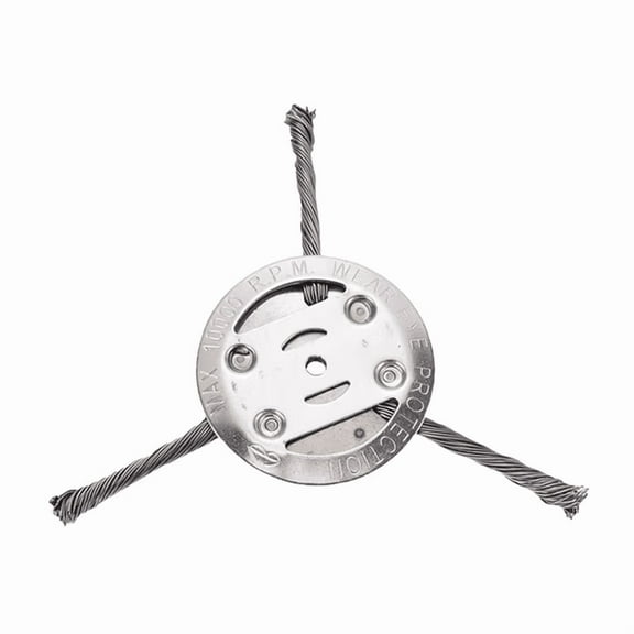 6-Inch 3-Blade Steel Wire Trimmer Head,2025 Reinforced Grass Trimmer Replacement, Durable Weed Eater Wheel for Lawn Care Equipment