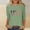 A1000_Green, variant on Vetsdori American Flag T Shirts for Women Plus Size 3/4 Sleeve Graphic Pullover Summer Crew Neck July 4th,Red White and Blue Independence Day Ladies Tops Casual
