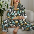 thumbnail image 6 of Sikiie Moose Squirrel owls tree Pajamas for Women Set, Womens Pajama Sets, Lounge Sets for Women, 2pjs for Women-XX-Large, 6 of 7