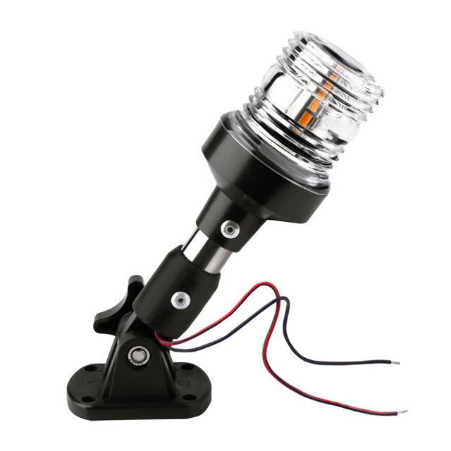 Luz de anclaje para barco Marinexplore, LED blanca, popa, 3 nm, 12-24 V