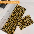 thumbnail image 5 of Farmhouse Sunflower Kitchen Rugs and Mats Set of 2, Black Sunflowers Kitchen Rug Non-Slip Washable Floor Mat for Home Kitchen Decor - 17x29 and 17x47 Inch, 5 of 6