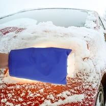Masteelf 2pcs Car Ice Cleaning Mitt Windshield Snow Mitt Ice Scraper Glove For Car Snow Removal Durable Car Window Scraper Winter Car Accessories