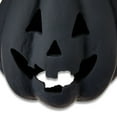 thumbnail image 6 of Paper Mache Pumpkin Black Tabletop Decor, 8" Height, Fall by Way To Celebrate, 6 of 6