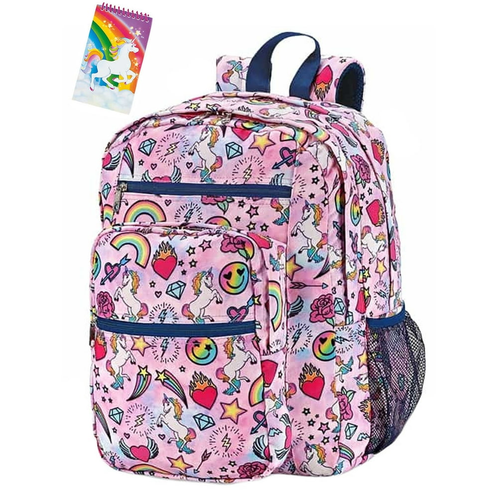 Top Trenz Unicorn Couture Large Backpack and Notepad Multipack
