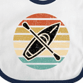 thumbnail image 4 of Inktastic Kayaking Retro Kayak Boating Boys or Girls Baby Bib, 4 of 4