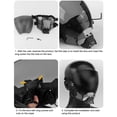 thumbnail image 2 of Cyberpunk Cool Cosplay Máscaras Máscara de comandante transpirable Equipo de protección extraíble, 2 of 8
