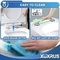 thumbnail image 4 of Toilet Seat Elongated D Shaped with Quiet Close Features and Adjustable Hinge, High-Density Robust Quick Release Toilet, 4 of 7