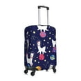 thumbnail image 3 of Bixox Washable Lama in Space Printed Luggage Cover, Fashion Suitcase Protector Fits for Small luggage, 3 of 8