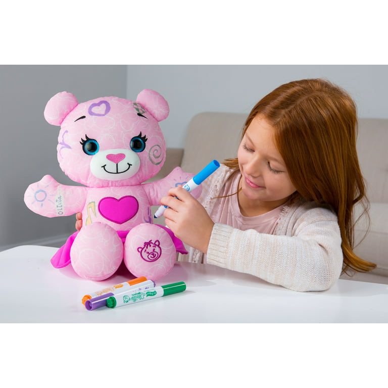 The Original Doodle Bear 14ʺ Plush Toy with 3 Washable Markers - Fashion