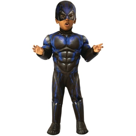 Marvel Toddler Boys Black Panther Muscle Chest Costume Wakana