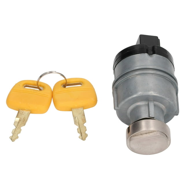 Interruptor de encendido KHR3078 de aleación de acero y cobre rojo para excavadora, con 2 llaves para SH210 5