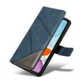 thumbnail image 5 of Designed for iPhone 11 Case Wallet, Men Women Flip Folio Cover with PU Leather Stand Credit Card Holders Slots Wrist Strap Magnetic Clasp Phone Case for iPhone 11, Blue, 5 of 12