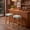 Green, variant on 2 Pack Stretch Square Bar Stool Cover with Elastic Band for Dining Room