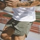 thumbnail image 2 of Men's Athletic Gym Shorts 2-Layer Dry-Fit Active Wear Workout Shorts with Pockets for Jogging Gym Fitness Training, 2 of 4
