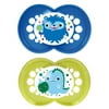 MAM Silicone Size 2 Monsters Pacifiers, 2 Pack