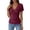 t shirts 40#Brick Red, variant on Womens T Shirts Deep V Neck Short Sleeve Soft Everyday Basic Tee Breathable Top for Ladies Elegant Versatile Casual Outdoor T-Shirt