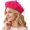Hotpink, variant on Women's Beret Hats - Blend Winter Cap, 70% - Soft Beret Hats for Women (Multi-Color)
