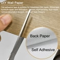 thumbnail image 4 of REGALWOVEN Wood Grain Tape, Wall Paper Border Sticker Self-Adhesive Repair Patch for Walls light yellow 3.94"x16.41Ft, 4 of 6