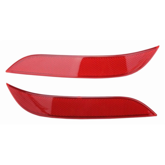 YUASDGCK Set of 2 Bumper Light Reflector Rear Left   Right 63146915039 63146915040