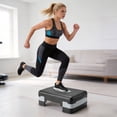 thumbnail image 3 of Adjustable Workout Aerobic Stepper Exercise Step Platform Step Exercise for Home Gym Aerobic Step Trainer for Cardio Fitness, 3 of 3