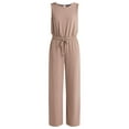 thumbnail image 3 of Scoop Women’s Ultimate ScubaKnit Racerback Wide Leg Jumpsuit, Sizes XS-XXL, 3 of 4