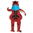 thumbnail image 2 of Inflatable Frog Costumes Animal Theme Party Outfits For  Adults (Fits 59"–74.8" (150-190cm),Green, 2 of 6
