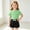 Green, variant on DAETIROS Girls Outfit Sets-Soft Cotton Solid Short Sleeve Top and Cute Play Shorts Girls Summer Clothes Pink Size 3-4 T
