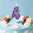 thumbnail image 4 of MTBLYS Velas de cumpleaños con números del 0 al 9|juego de adornos para pasteles|Velas de cera con purpurina para fiestas|adornos personalizados con números de edad para pasteles de cumpleaños, 4 of 6