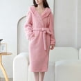 thumbnail image 1 of Batas Camisón de mujer Ropa de dormir de invierno Ropa de abrigo para el hogar para mujer Mangas largas que se pueden usar al aire libre Camisón Bata de baño Pijamas de mujer, 1 of 9