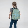 thumbnail image 5 of Naloa Lemon Ice Cream Print Lightweight DayBackpack Suitable for school, work, shopping, travel, etc., 5 of 5