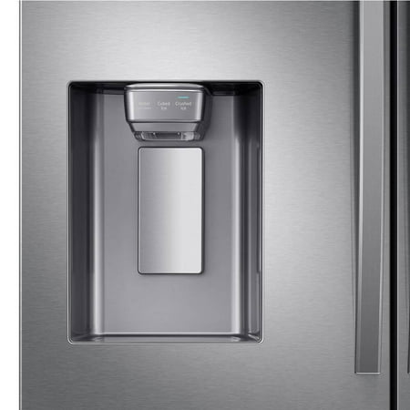 Samsung - Family Hub 22.2 Cu. Ft. 4-Door French Door Counter-Depth  Fingerprint Resistant Refrigerator - Stainless steel