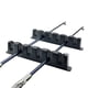 thumbnail image 2 of Eigraketly Soporte para caña de pescar ABS, 6 clips, soporte vertical para billar, bastidor de almacenamiento, soporte para exteriores, accesorios para Pescar Eigraketly OD002846-00B, 2 of 6