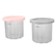 thumbnail image 3 of 2 uds taza de pintas de helado 600ml recipiente para helado tarro de almacenamiento para Ninja NC299AMZ NC300s gris y rosa, 3 of 8