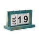 thumbnail image 2 of Página Turnando Calendario Oficina Dormitorio Mesa de pie Decoración Interior Restaurantes Decoración Holiday Housewarming Fiesta Favores Azul seitruly  HA032057-02B, 2 of 7