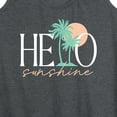 thumbnail image 3 of Instant Message - Hello Sunshine Palms - Women's Racerback Tank Top, 3 of 6