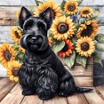 thumbnail image 1 of 5d DIY Full Drill Painting Schnauzer para El Arte 40x40cm, 1 of 9