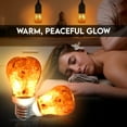 thumbnail image 5 of Himalayan Glow Salt LED Light Bulb, 60W, Warm Amber Glow Lighting for Home Décor, Pack of 2, 5 of 10