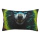 thumbnail image 1 of Fotbe Fluorescent Wolf Funda de Almohada Decorativa Estilo Occidental, Lujo en Algodón, Fundas para Almohadas King, Cojín Estampado para Decoración del Hogar-14"x20", 1 of 6