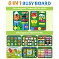 thumbnail image 3 of Juguete Montessori Exorany de Busy Board para 1 a 4 años con 8 páginas, 3 of 6