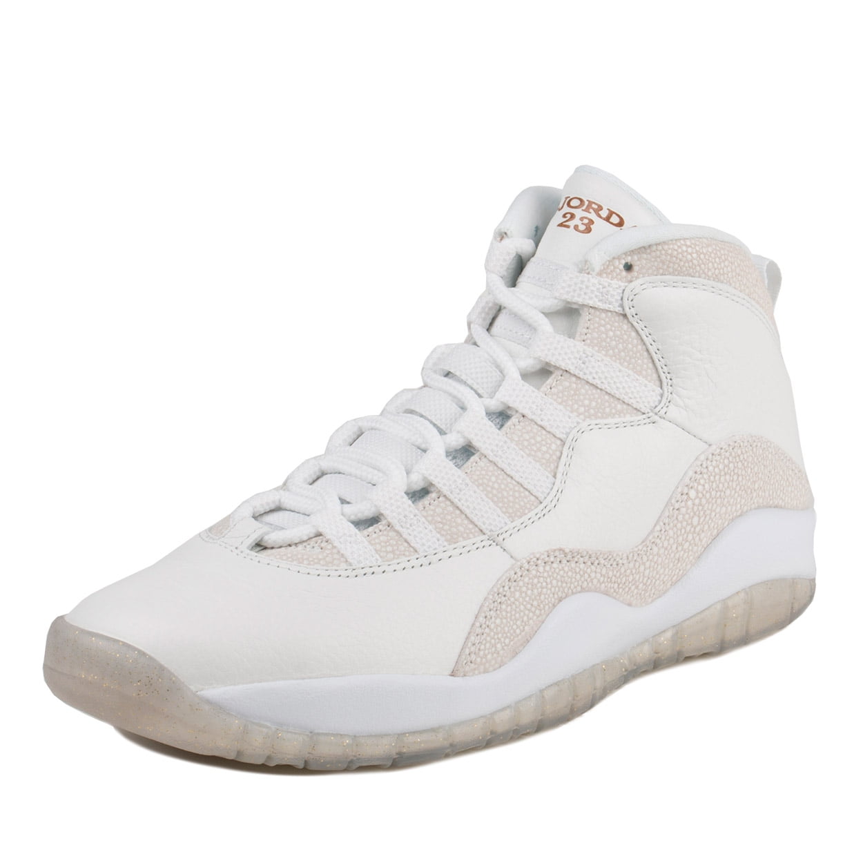 jordan 10 white and gold