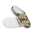 thumbnail image 3 of Picia Multi-Colored Roosters for Women's Lamb-hug Comfy Fleece House Slippers Memory Foam, Slip-on House Shoes Indoor Outdoor-46/47, 3 of 7